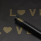 Valentine Wrapping Paper Black Pack 20